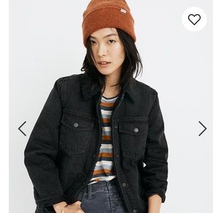 Madewell Oversized Jean Jacket: Sherpa Edition